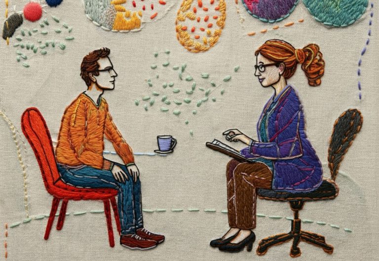 Therapist and Client.